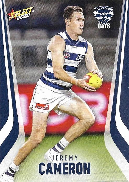 Jeremy Cameron #80 Geelong Cats | 2026 Select AFL Footy Stars | Trading Card