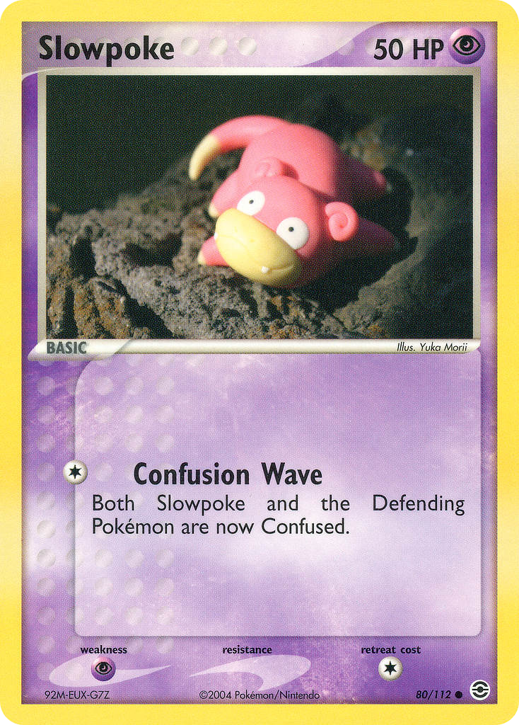 Slowpoke 80/112 Common | FireRed & LeafGreen | Pokemon Card