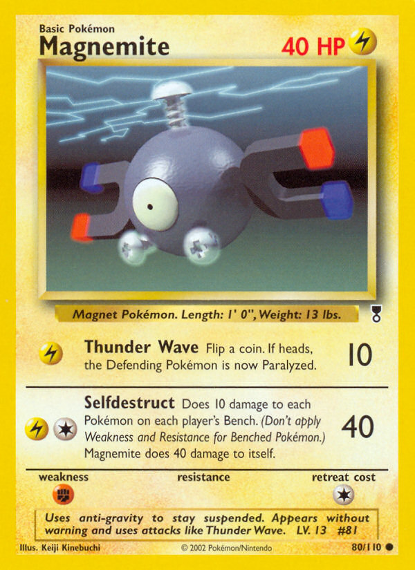 Magnemite 80/110 Common | Legendary Collection | Pokemon Card