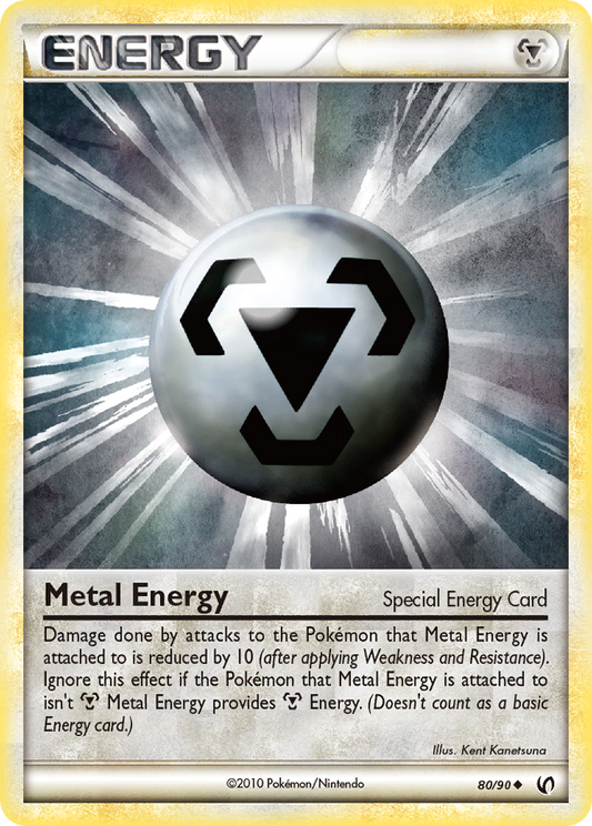 Metal Energy 80/90 Uncommon | HS—Undaunted | Pokemon Card