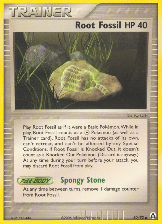 Root Fossil 80/92 Common | Legend Maker | Pokemon Card