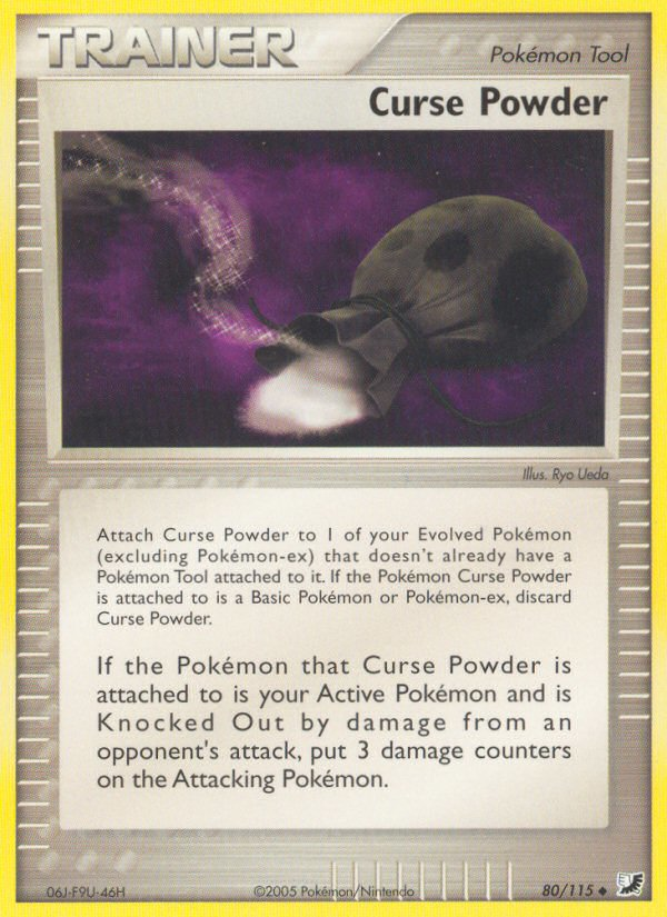 Curse Powder 80/115 Uncommon | Unseen Forces | Pokemon Card