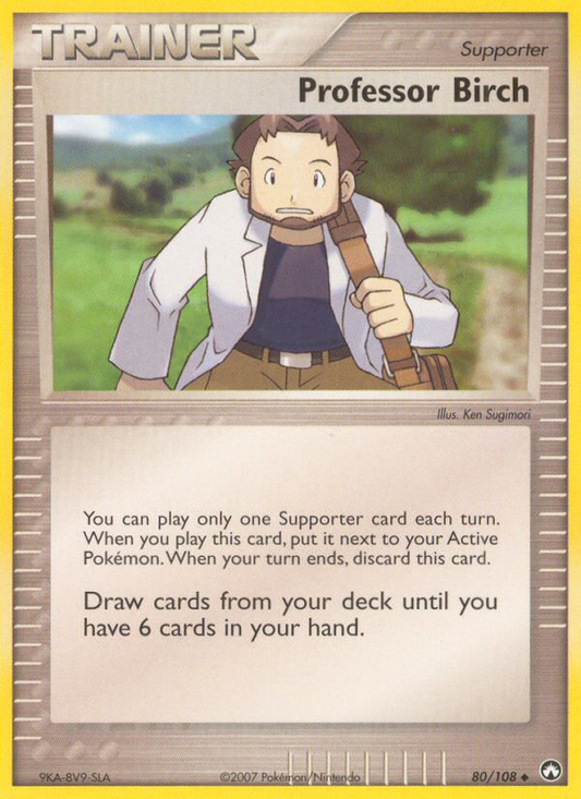Professor Birch 80/108 Uncommon | Power Keepers | Pokemon Card