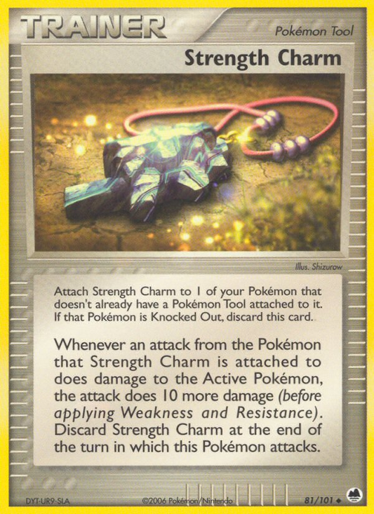 Strength Charm 81/101 Uncommon | Dragon Frontiers | Pokemon Card