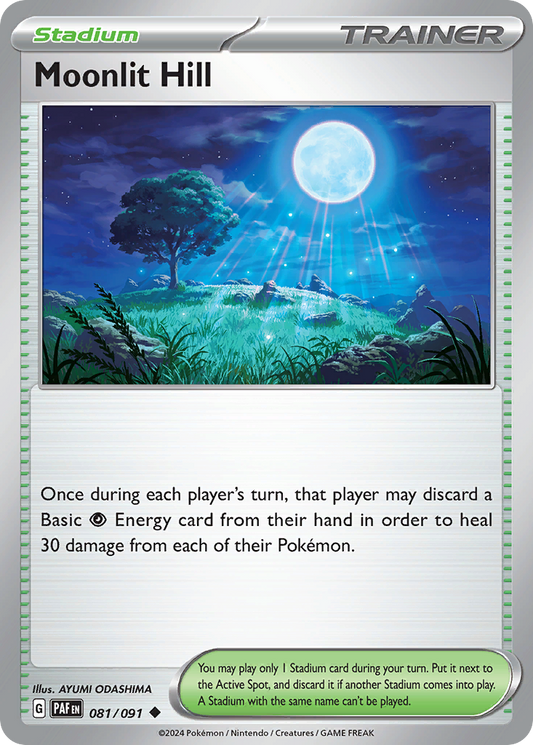 Moonlit Hill 81/91 Uncommon | Paldean Fates | Pokemon Card