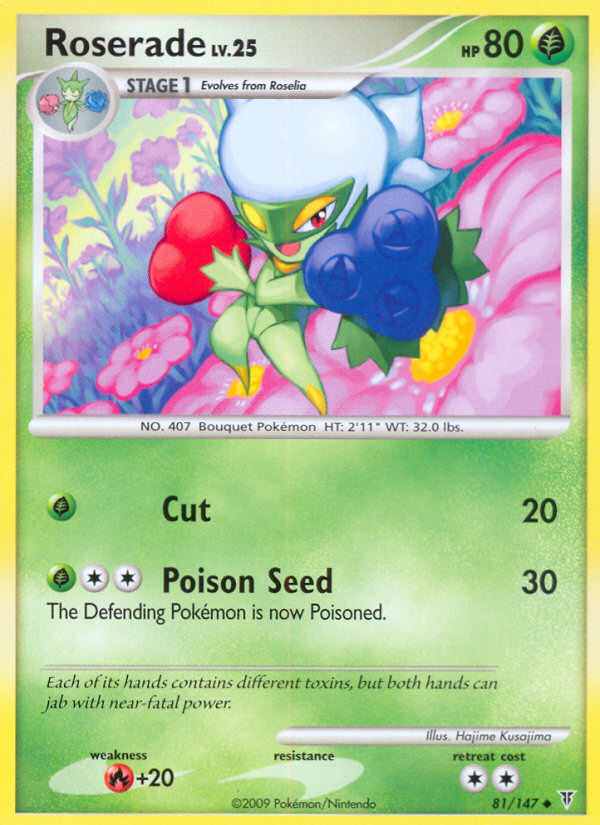 Roserade 81/147 Uncommon | Supreme Victors | Pokemon Card