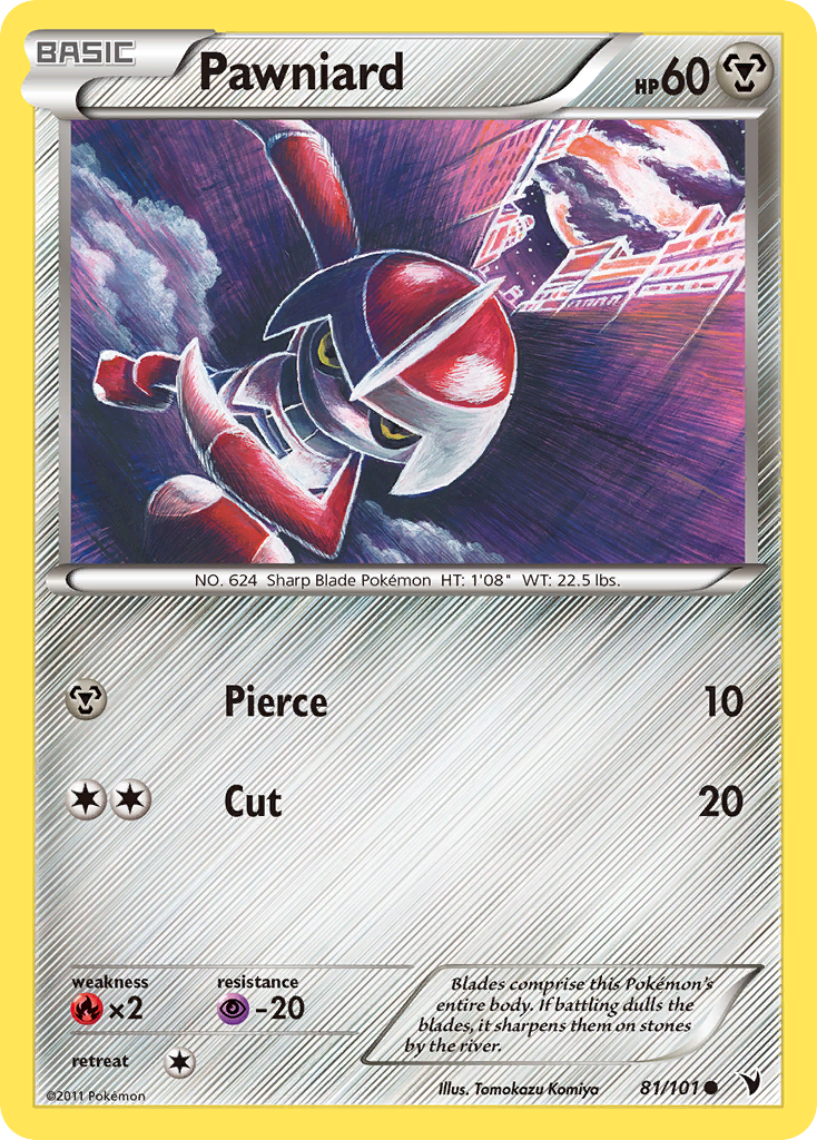 Pawniard 81/101 Common | Noble Victories | Pokemon Card