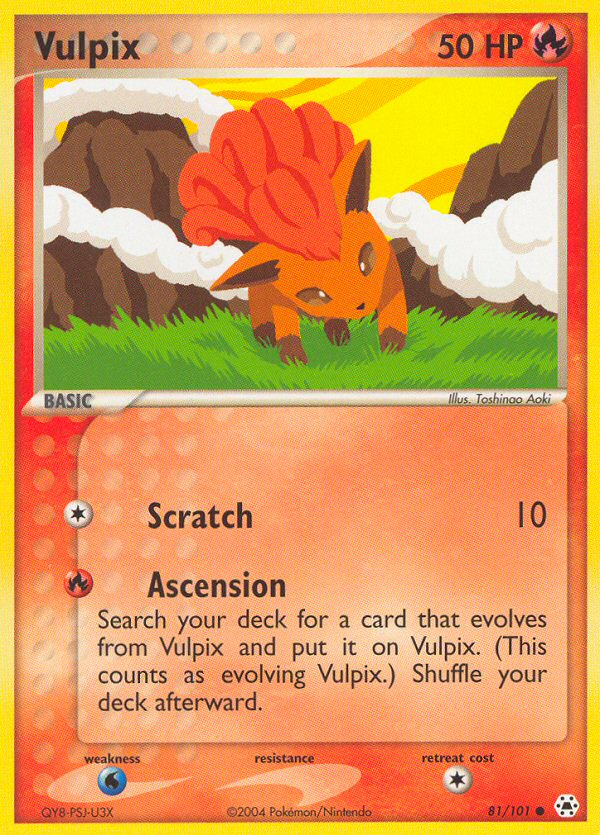 Vulpix 81/101 Common | Hidden Legends | Pokemon Card