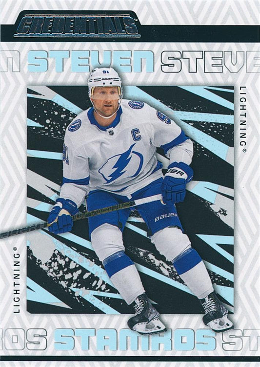 Steven Stamkos #82 Tampa Bay Lightning | 2023-24 Upper Deck Credentials | NHL Trading Card