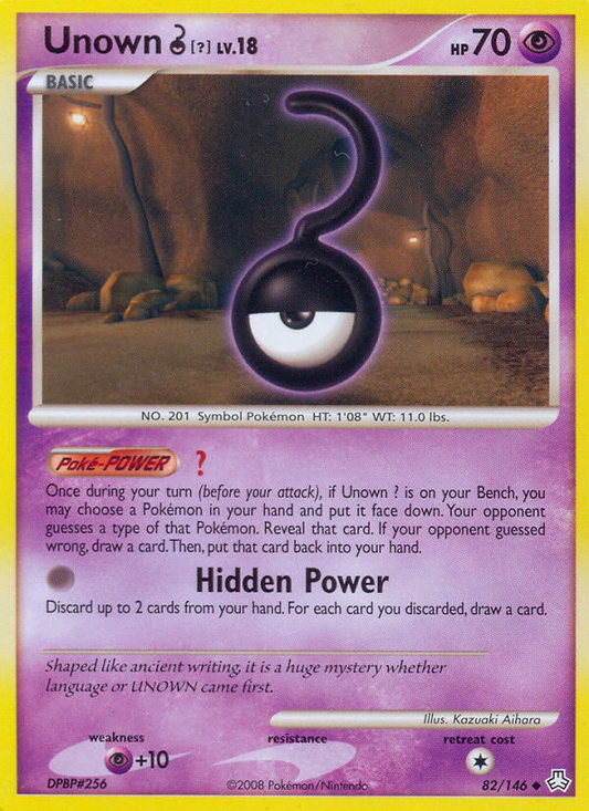 Unown [?] 82/146 Uncommon | Legends Awakened | Pokemon Card