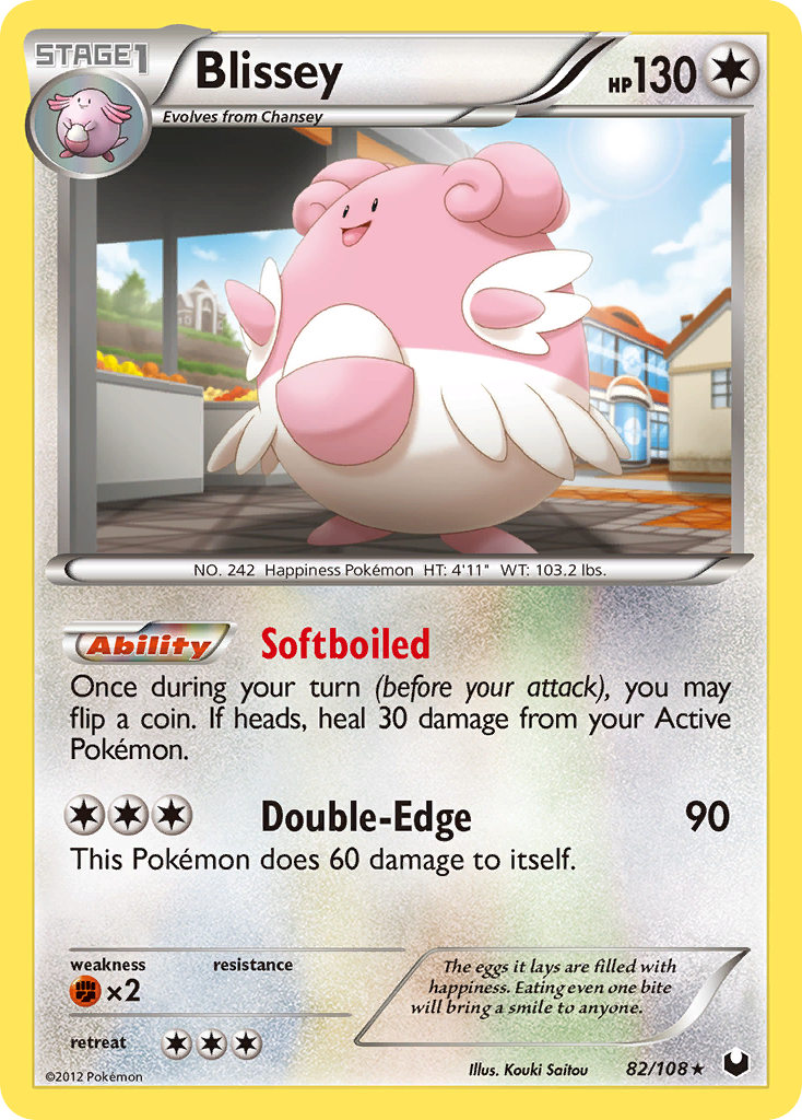 Blissey 82/108 Rare Holo | Dark Explorers | Pokemon Card