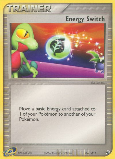 Energy Switch 82/109 Uncommon | Ruby & Sapphire | Pokemon Card