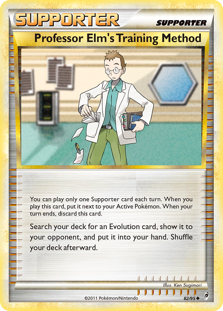Professor Elm's Training Method 82/95 Uncommon | Call of Legends | Pokemon Card