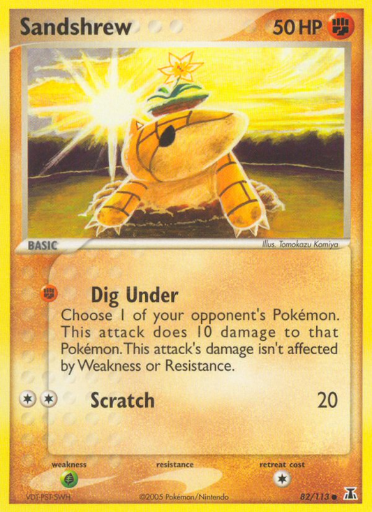 Sandshrew 82/113 Common | Delta Species | Pokemon Card