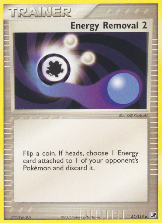 Energy Removal 2 82/115 Uncommon | Unseen Forces | Pokemon Card