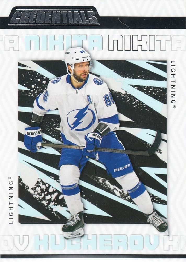 Nikita Kucherov #83 Tampa Bay Lightning | 2023-24 Upper Deck Credentials | NHL Trading Card