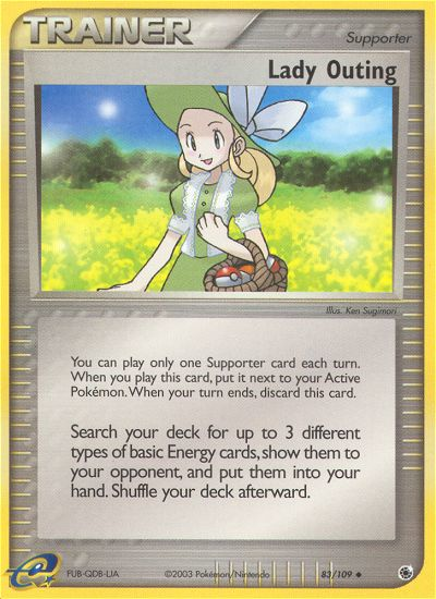 Lady Outing 83/109 Uncommon | Ruby & Sapphire | Pokemon Card