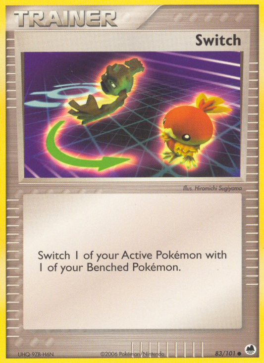 Switch 83/101 Common | Dragon Frontiers | Pokemon Card