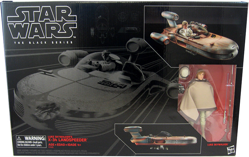 X-34 Landspeeder with Luke Skywalker Deluxe | Star Wars Black Series | Hasbro Action Figure