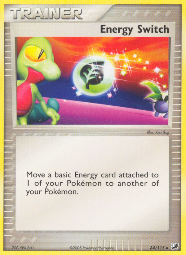 Energy Switch 84/115 Uncommon | Unseen Forces | Pokemon Card