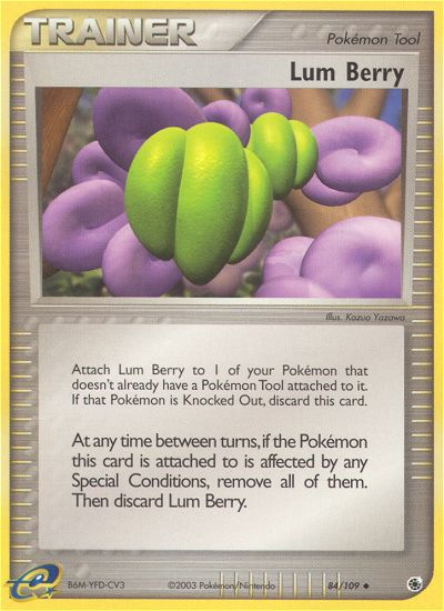 Lum Berry 84/109 Uncommon | Ruby & Sapphire | Pokemon Card