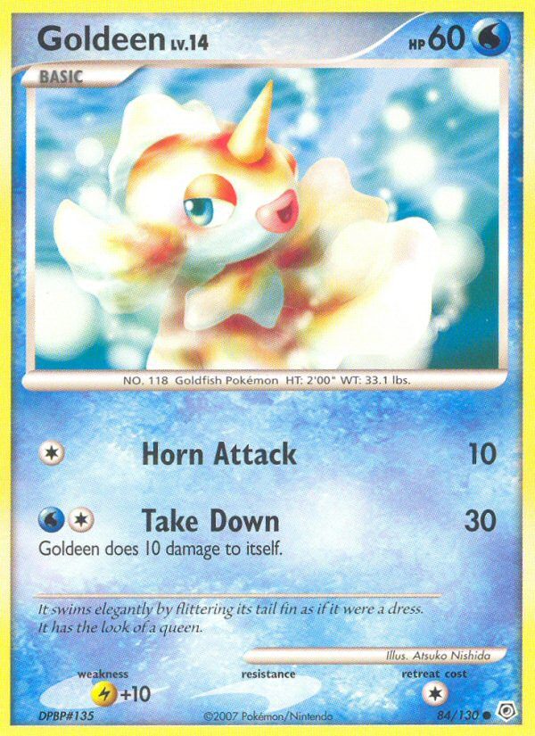Goldeen 84/130 Common | Diamond & Pearl | Pokemon Card