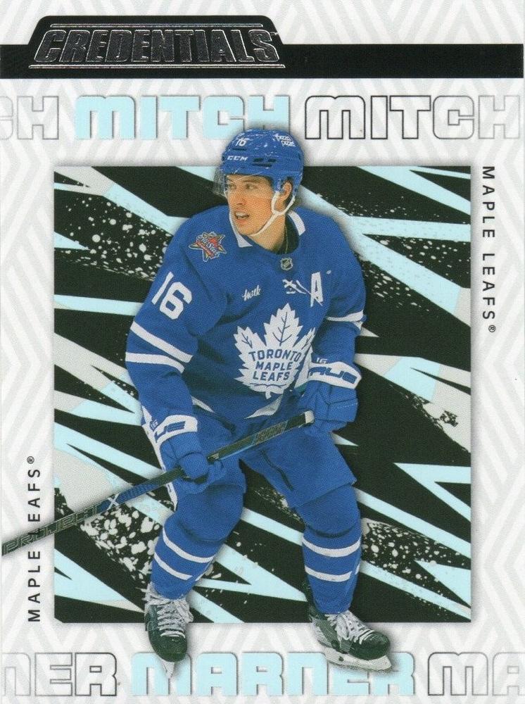 Mitch Marner #85 Toronto Maple Leafs | 2023-24 Upper Deck Credentials | NHL Trading Card