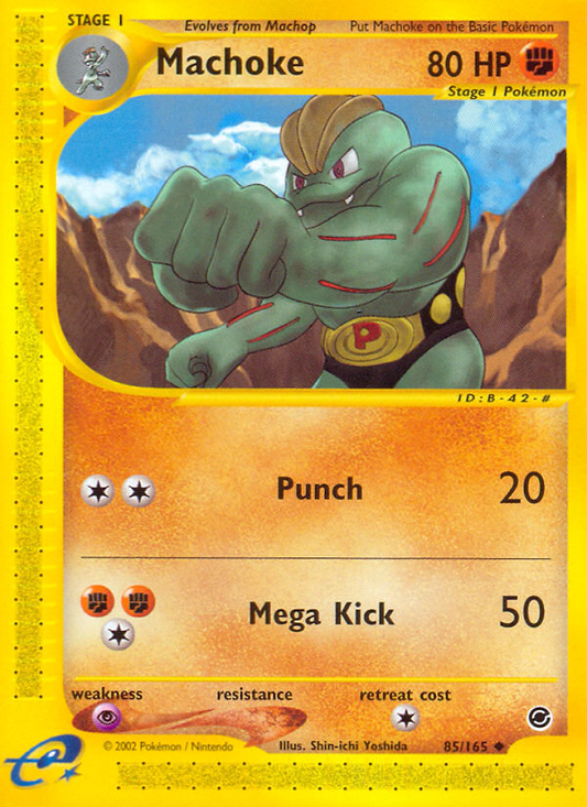 Machoke 85/165 Uncommon | Expedition Base Set | Pokemon Card