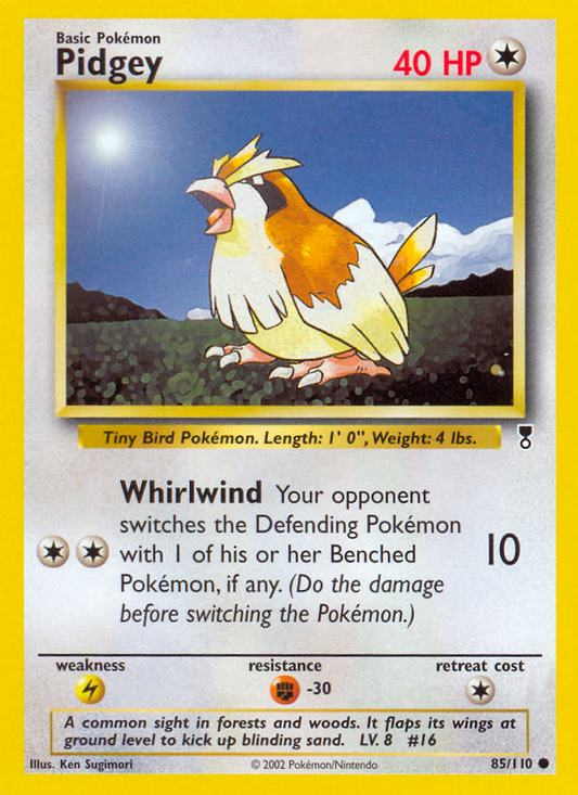 Pidgey 85/110 Common | Legendary Collection | Pokemon Card
