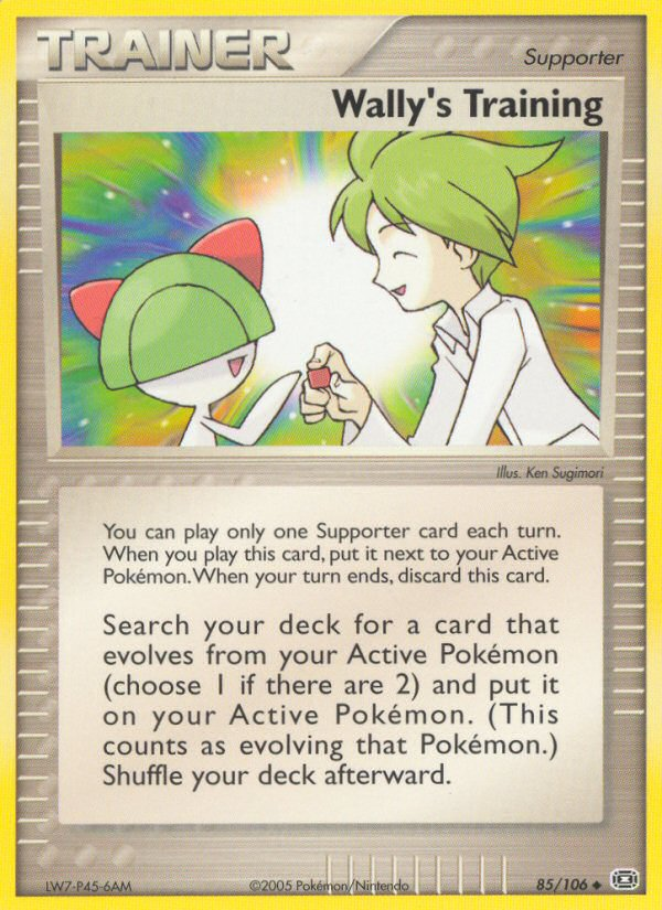 Wally's Training 85/106 Uncommon | Emerald | Pokemon Card