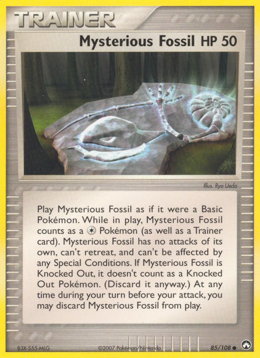 Mysterious Fossil 85/108 Common | Power Keepers | Pokemon Card