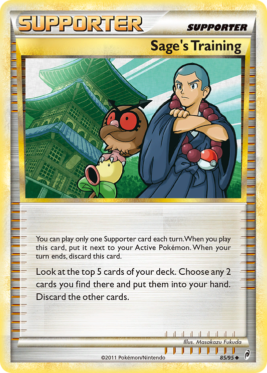 Sage's Training 85/95 Uncommon | Call of Legends | Pokemon Card