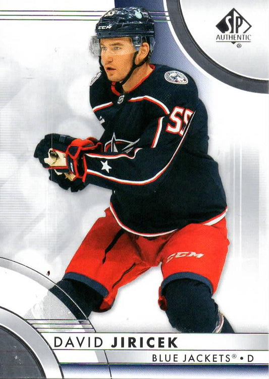 David Jiricek #86 Columbus Blue Jackets | 2023-24 SP Authentic | NHL Trading Card