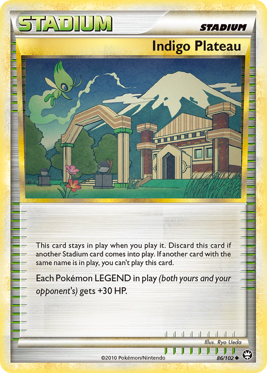 Indigo Plateau 86/102 Uncommon | HS—Triumphant | Pokemon Card