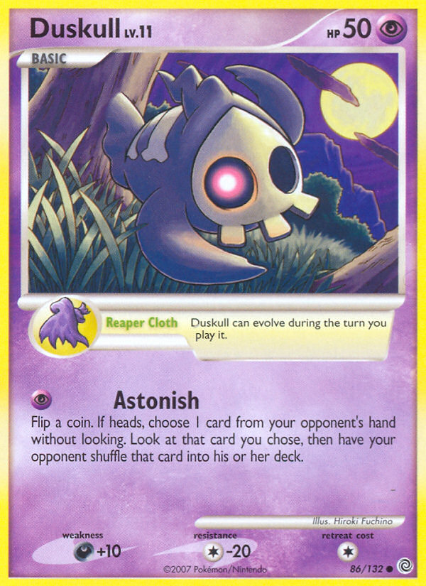 Duskull 86/132 Common | Secret Wonders | Pokemon Card