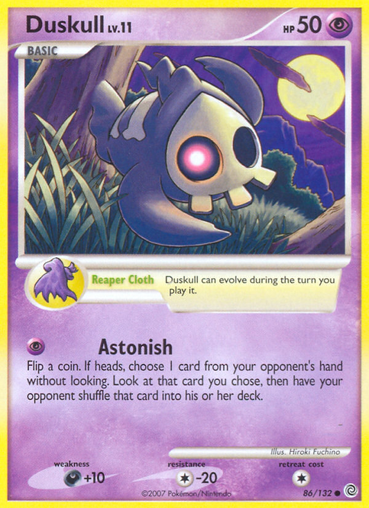 Duskull 86/132 Common | Secret Wonders | Pokemon Card