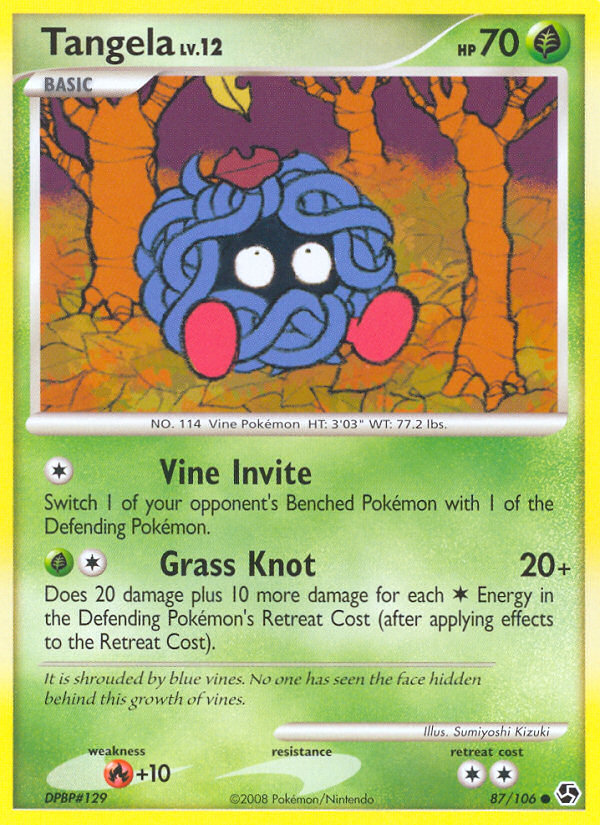 Tangela 87/106 Common | Great Encounters | Pokemon Card