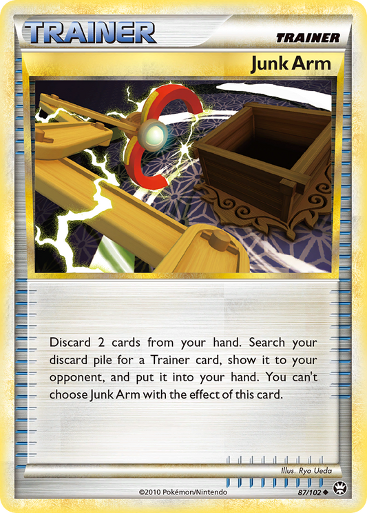 Junk Arm 87/102 Uncommon | HS—Triumphant | Pokemon Card