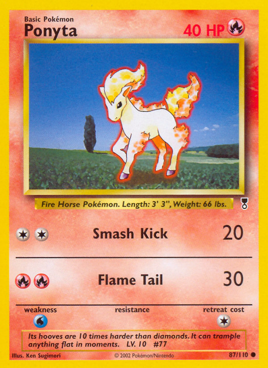 Ponyta 87/110 Common | Legendary Collection | Pokemon Card