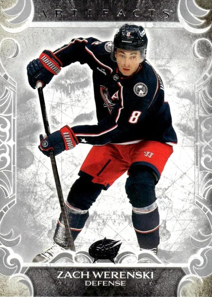 Zach Werenski #88 Columbus Blue Jackets | 2024-25 Upper Deck Artifacts | NHL Trading Card