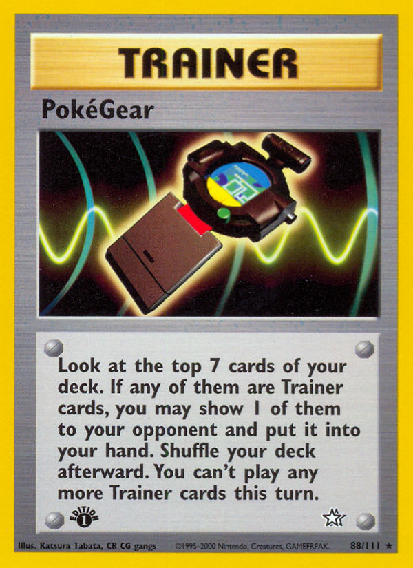 PokéGear 88/111 Rare | Neo Genesis | Pokemon Card