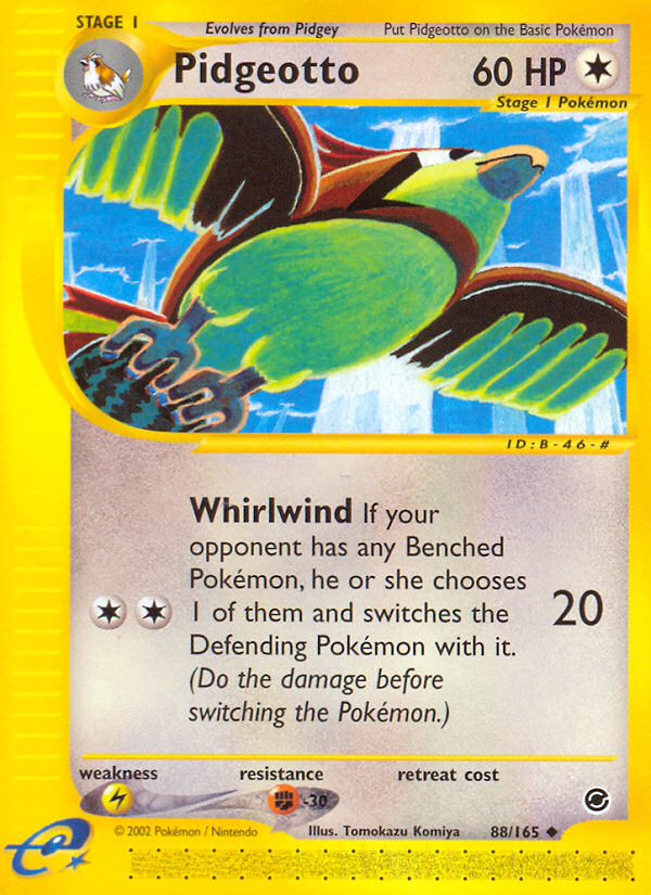 Pidgeotto 88/165 Uncommon | Expedition Base Set | Pokemon Card