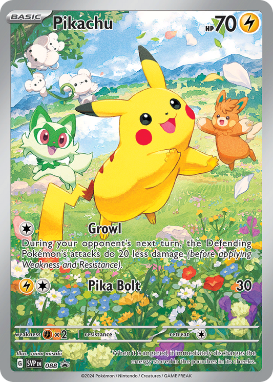 Pikachu #88 Promo | Scarlet & Violet Black Star Promos | Pokemon Card