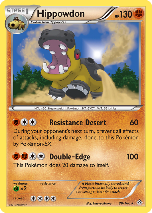 Hippowdon 88/160 Rare Holo | Primal Clash | Pokemon Card