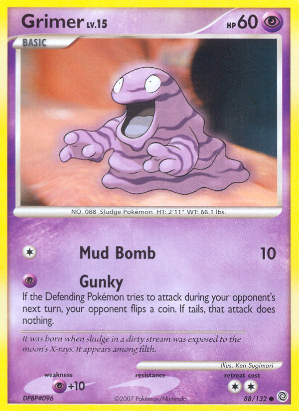 Grimer 88/132 Common | Secret Wonders | Pokemon Card