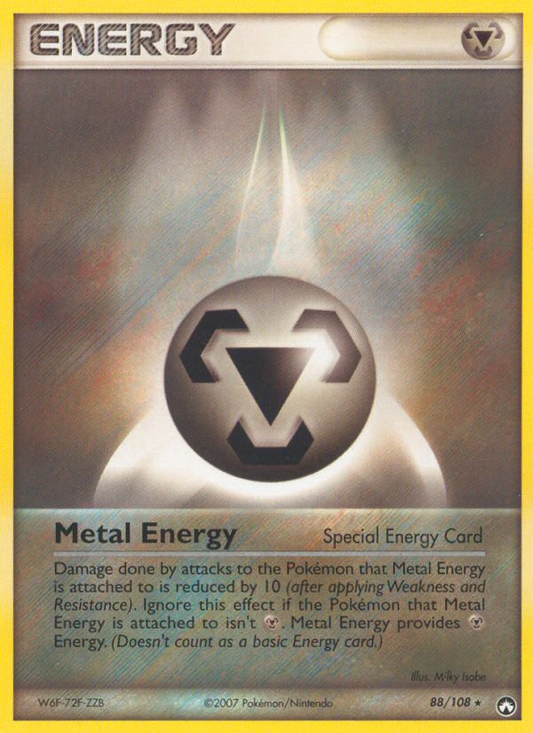 Metal Energy 88/108 Rare | Power Keepers | Pokemon Card