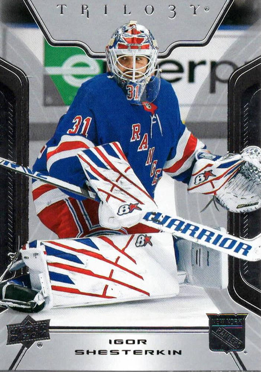 Igor Shesterkin #89 New York Rangers | 2023-24 Upper Deck Trilogy | NHL Trading Card