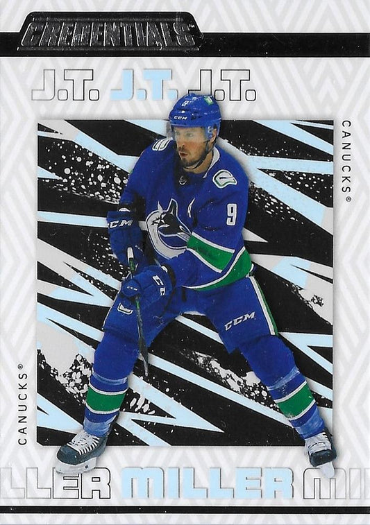 J.T. Miller #89 Vancouver Canucks | 2023-24 Upper Deck Credentials | NHL Trading Card