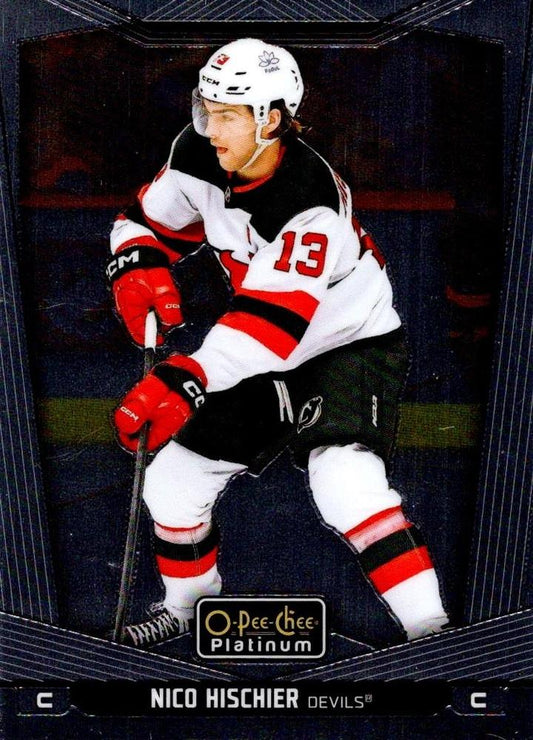 Nico Hischier #89 New Jersey Devils | 2024-25 O-Pee-Chee Platinum | NHL Trading Card