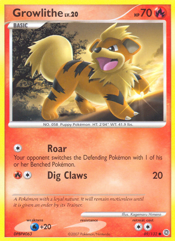 Growlithe 89/132 Common | Secret Wonders | Pokemon Card